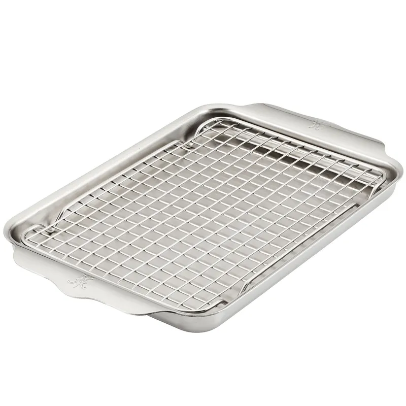 Hestan Hestan OvenBond kvartspanna med ugnsgaller Rostfritt stål, 24×39 cm