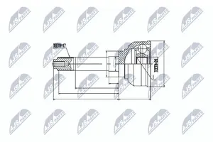 Ledsats, drivaxel NTY NPZ-IS-002