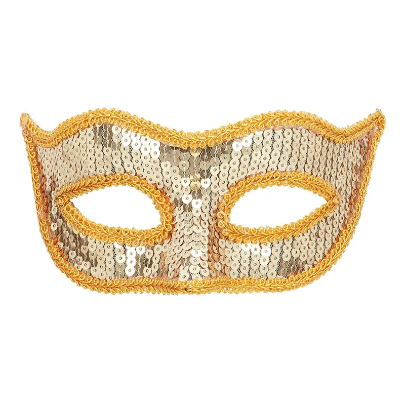 Ögonmask Paljett Venice Guld – One size