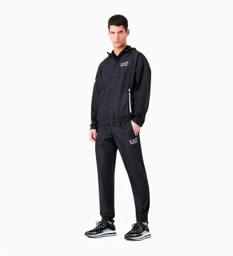 EA7 för män. 8NPV08_PN4HZ Träningsoverall Tennis Pro Ventus7 svart (XL), Casual, Deportivo, Multisport, Polyester, Lång ärm