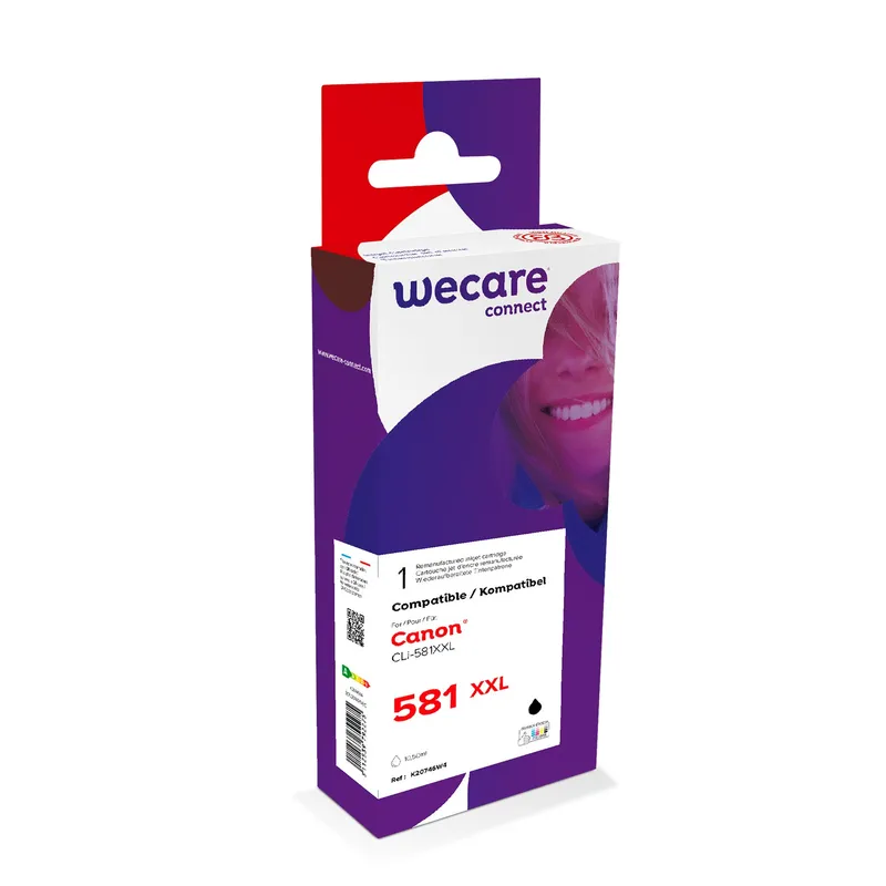 Bläck Wecare CLI-581XXL svart