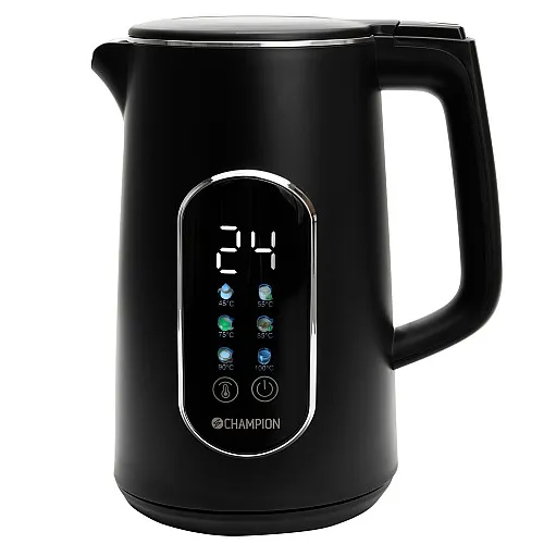 Champion Champion Digital Temp vattenkokare Mattsvart, 1,7 L