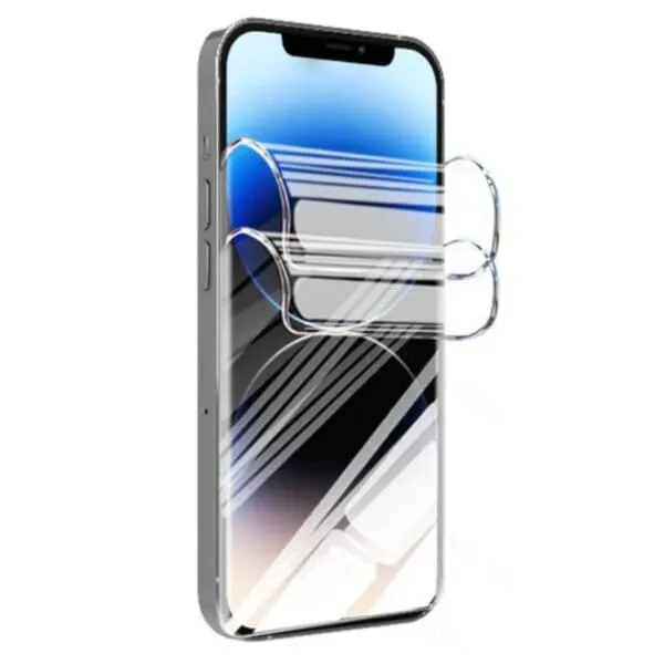 2-Pack Heltäckande iPhone 14 Pro Skärmskydd TPU