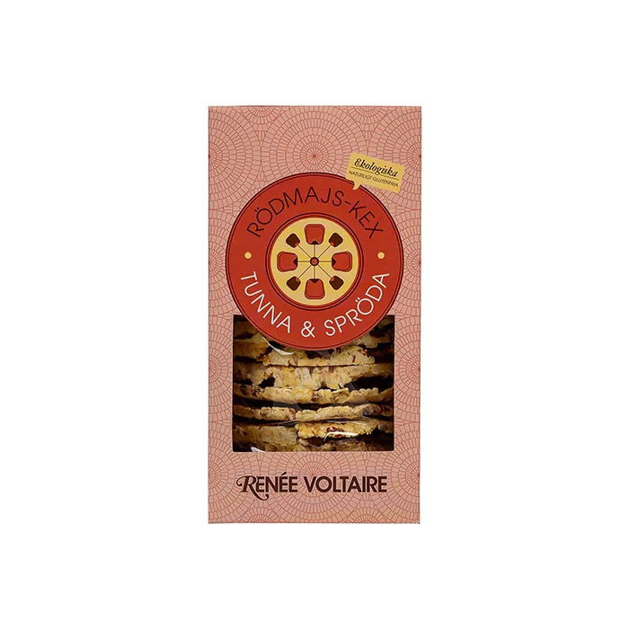 Renée Voltaire Rödmajskex Tunna & Spröda 150 g