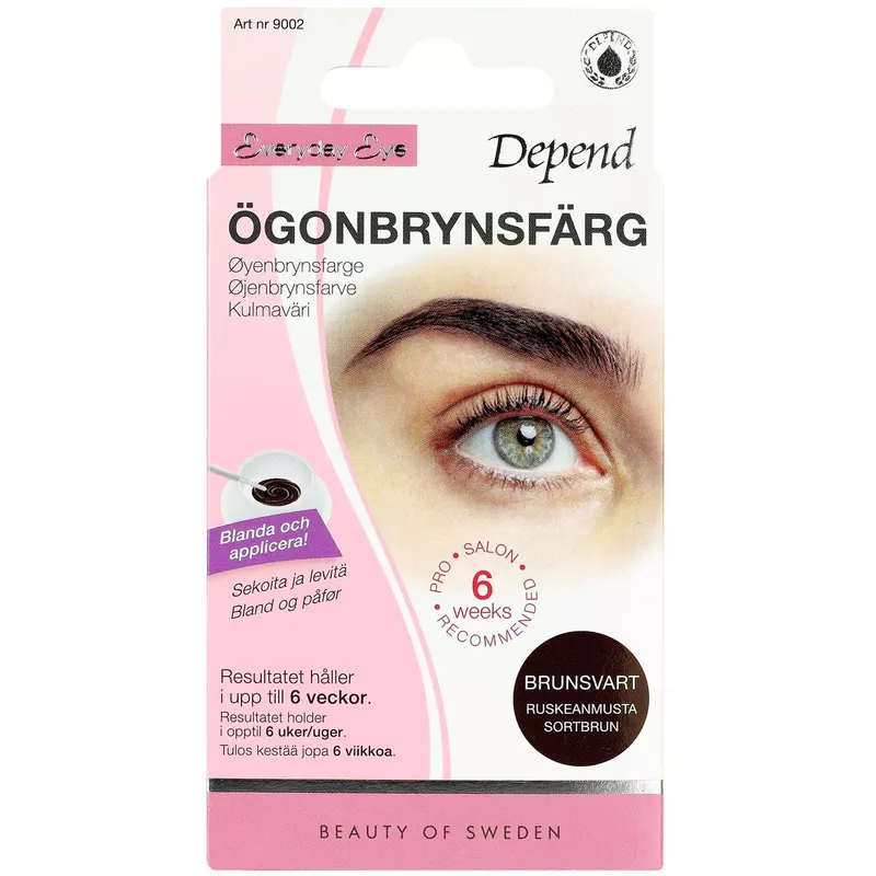 Depend Everyday Eye Eyebrow Tint Brunsvart