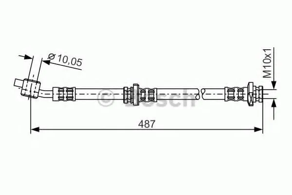 BOSCH 1 987 476 168 Bromsslang