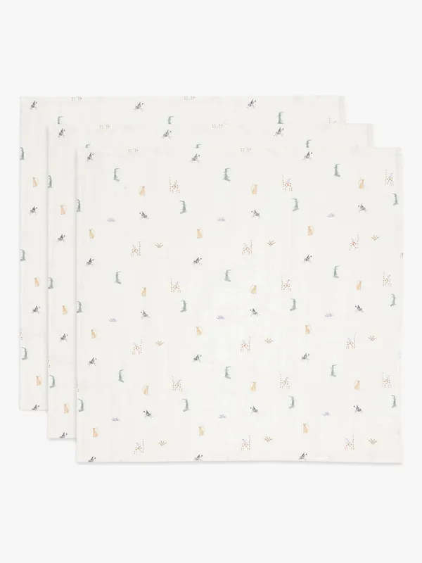 Jollein Muslinfilt 3-Pack, Jungle Jambo