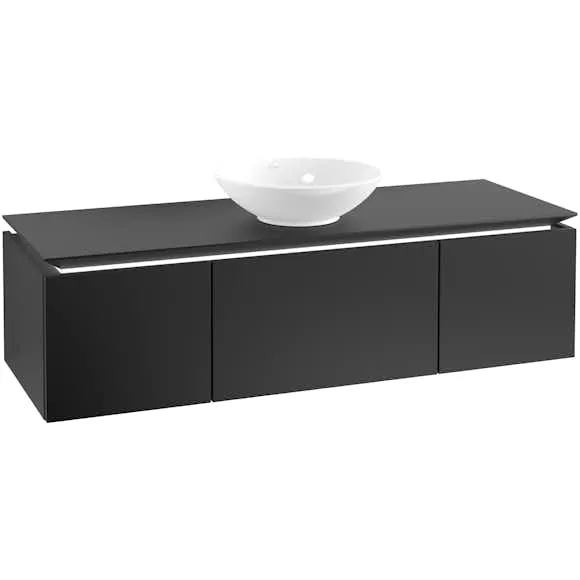 Tvättställsskåp Villeroy & Boch Legato Kompakt med 3 Lådor för Ytmonterat Tvättställ från Övriga V&B Serier (#7550)