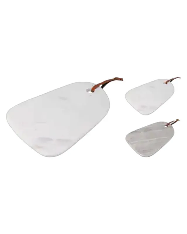 Cutting Board Marble White