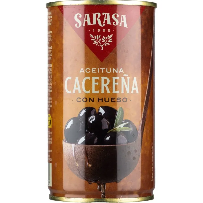 Sarasa Cacereñaoliver Svarta med Kärna 350g