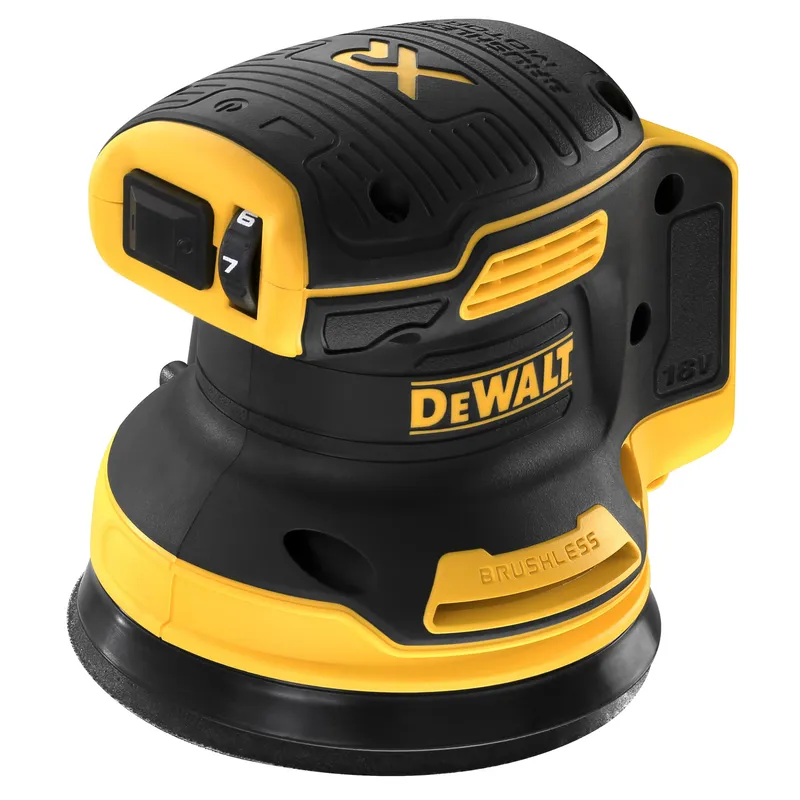 DeWALT 18V XR Kolborstfri 125 mm oscillerande slipmaskin - utan batteri DCW210N-XJ