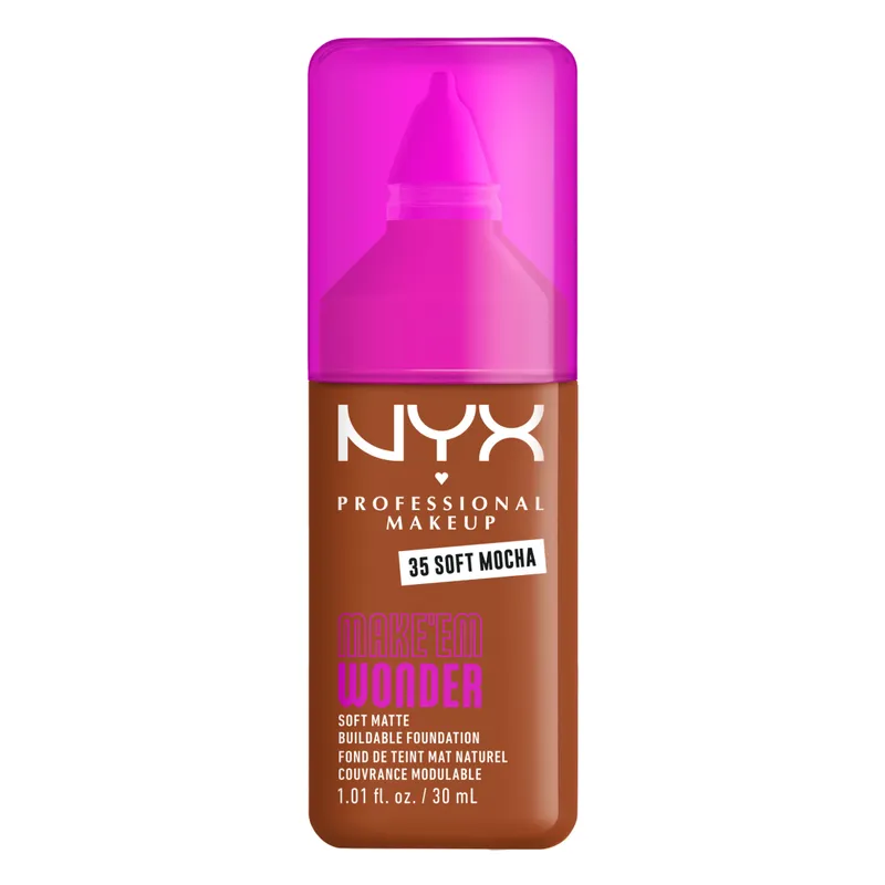 NYX Professional Makeup Make Em Wonder Foundation 35 Soft Mocha - 30 ml