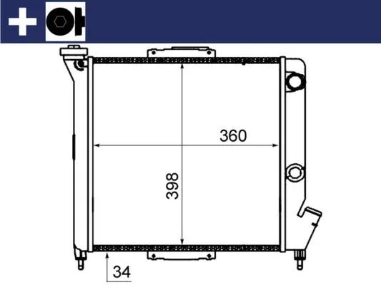 Kylare MAHLE CR 832 000S