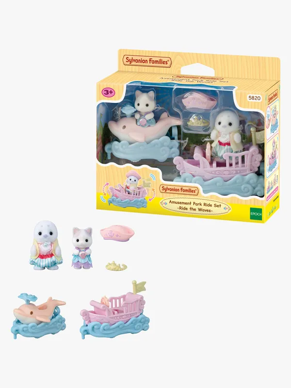 Sylvanian Families - Nöjespark Ride Set - Ride Den Waves -
