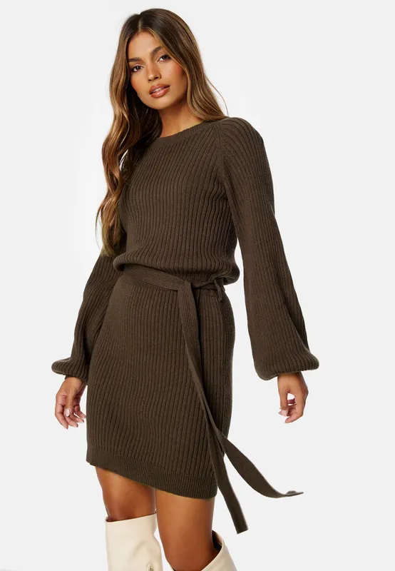 Amira Knitted Short Dress (#7487)