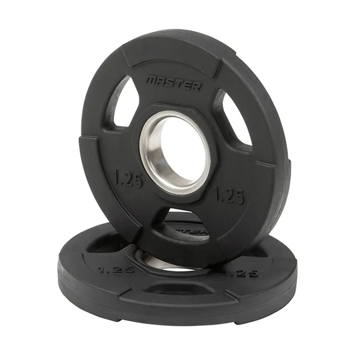 Master Fitness Gummiklädd Skiva Deluxe, Viktskivor gummerade (#3911)