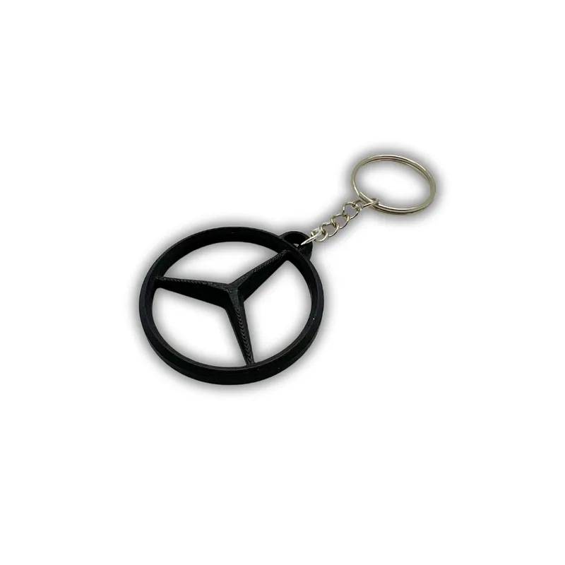 Nyckelring emblem 45 mm tillbehör till Mercedes Benz