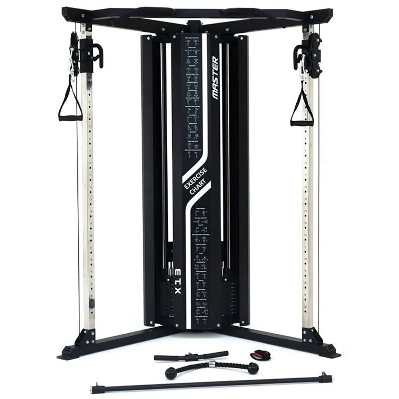 Master Fitness Kryssdrag X13 Stål Svart