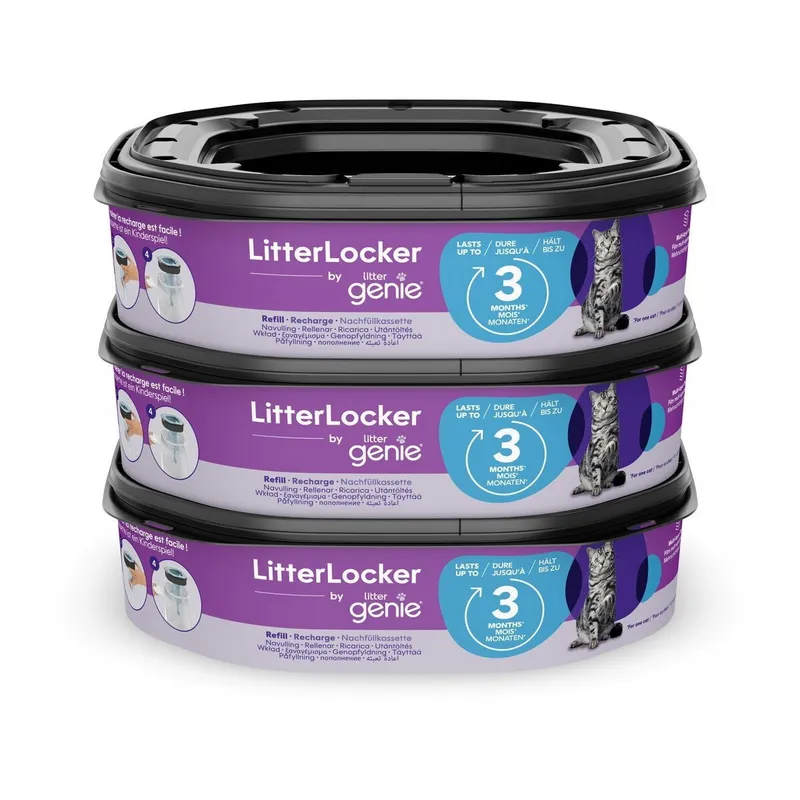 LitterLocker Refillpåsar by Littergenie - 3 pack