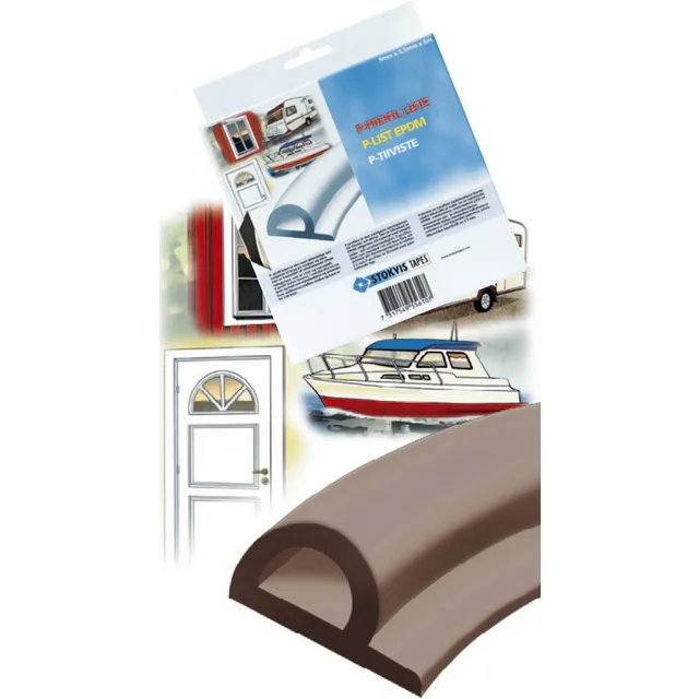 TÄTLIST P EPDM BRUN 6M 9MMX5,5MMX6M FÖR DÖRR/FÖNSTER | Beijerbygg Byggmaterial