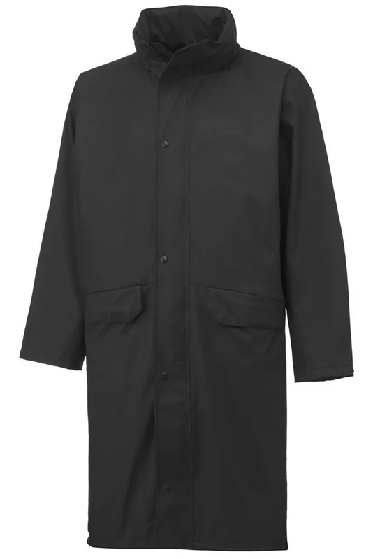 Helly Hansen Workwear Voss Regnjacka svart, lång modell Svart, lång modell