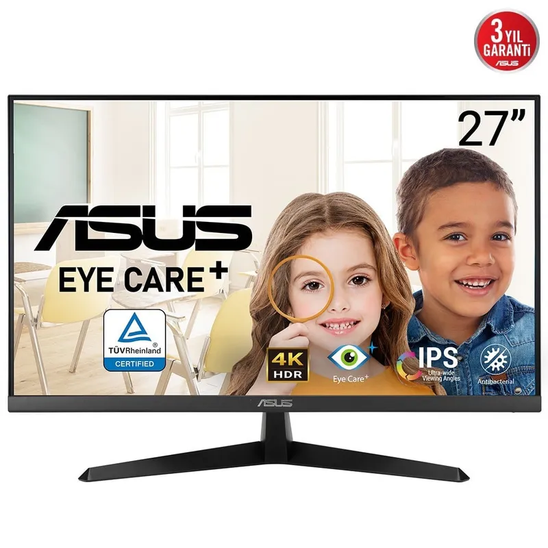 27″ ASUS VY27UQ Eye Care - 3840×2160 (4K) - 60Hz - IPS