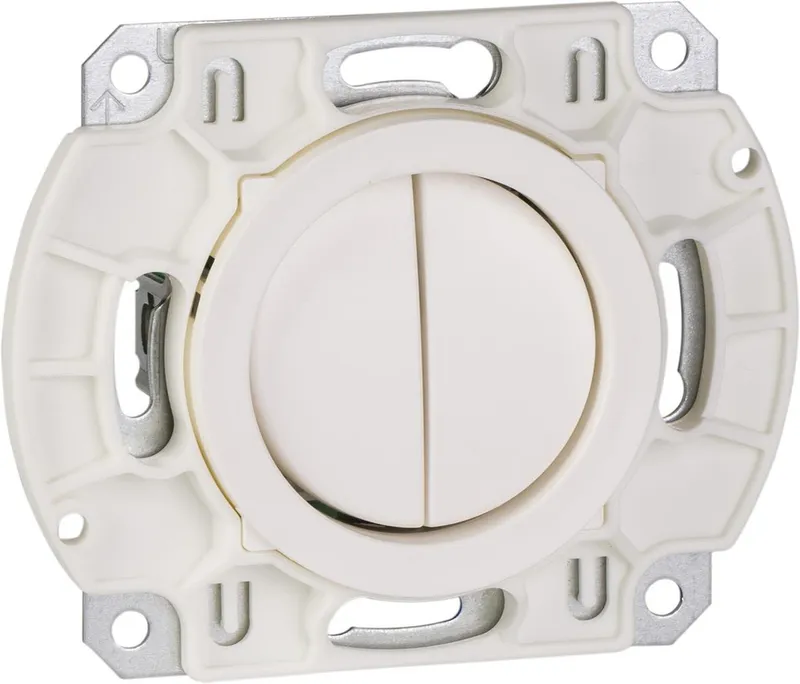 Schneider Electric WDE000931 Strömbrytare robust, vit Kronomkopplare
