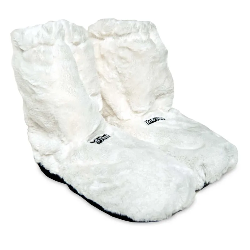 Hot Boots Deluxe, Värmetofflor - Vit