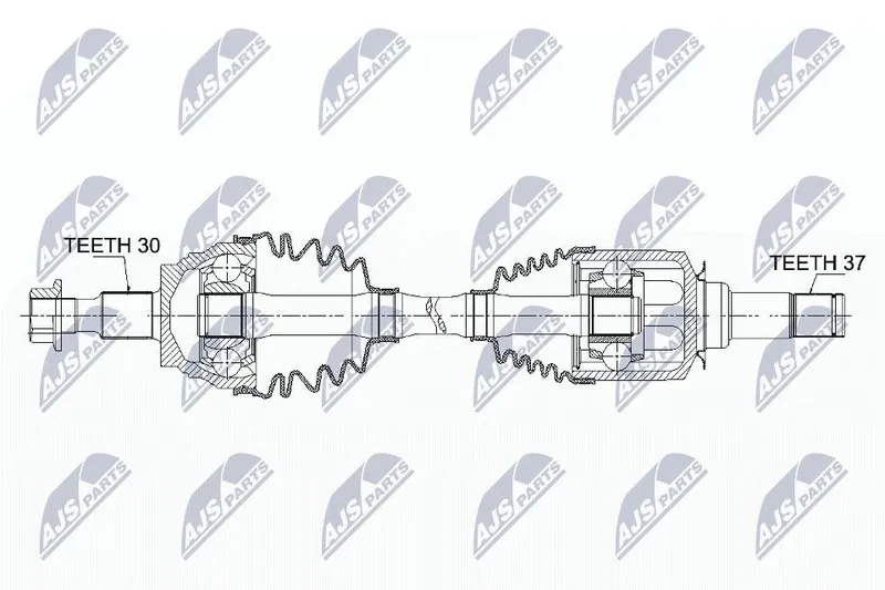 Drivaxel NTY NPW-ME-047