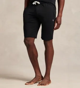 Polo Ralph Lauren för män. 714844761002 Pyjamasbyxor i svart bomullsstickning (L), Hemkläder