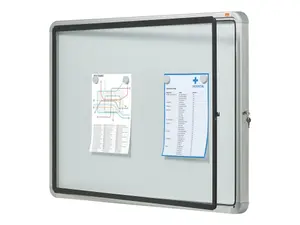 Nobo Premium Plus Utomhus Låsbar Magnetisk Anslagstavla 8xA4