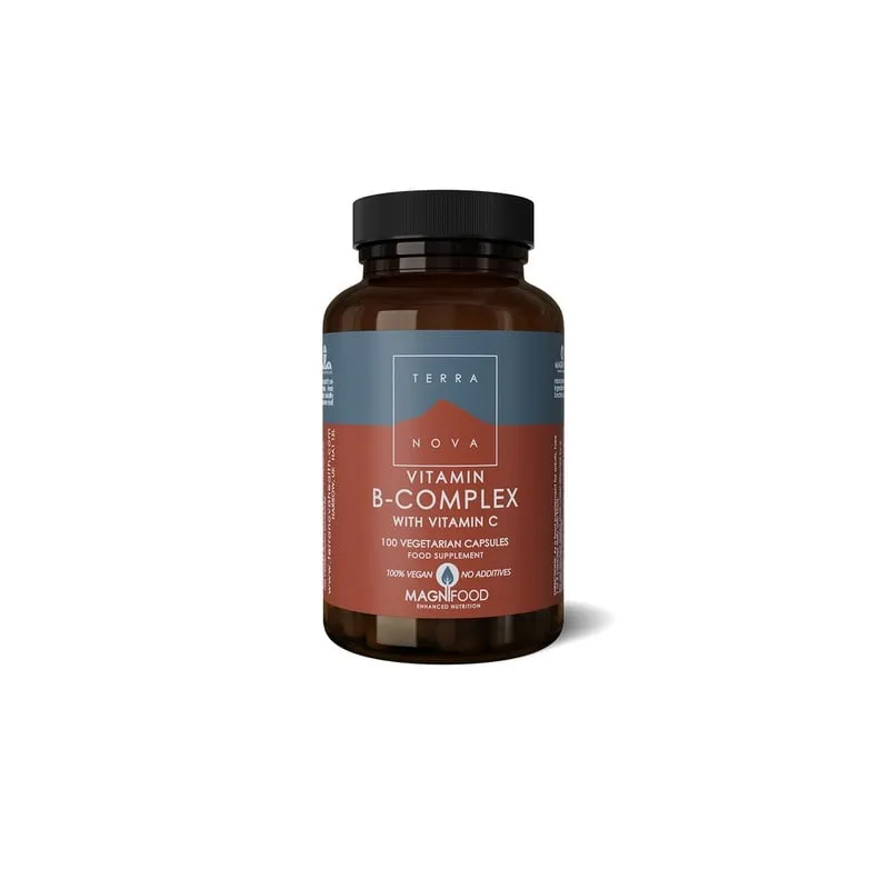 Terranova B-Complex with Vitamin C 100 kapslar