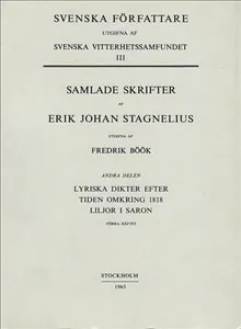 Lyriska dikter efter tiden 1818. Liljor i Saron