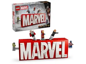 MARVEL logotyp och minifigurer LEGO® Super Heroes (76313)