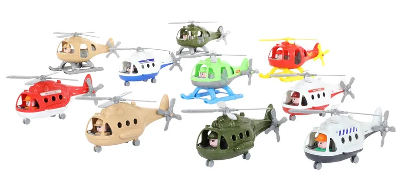 Leksaksfordon – Helikopter 28 cm osort.