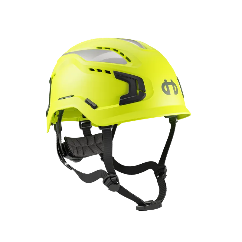 Hellberg Sector Ventilerad Skyddshjälm ventilerad Neongul