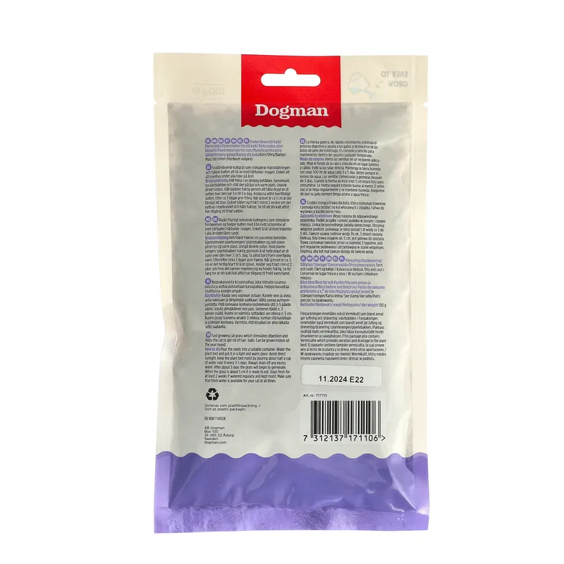 Dogman Cat Grass Refill 100g