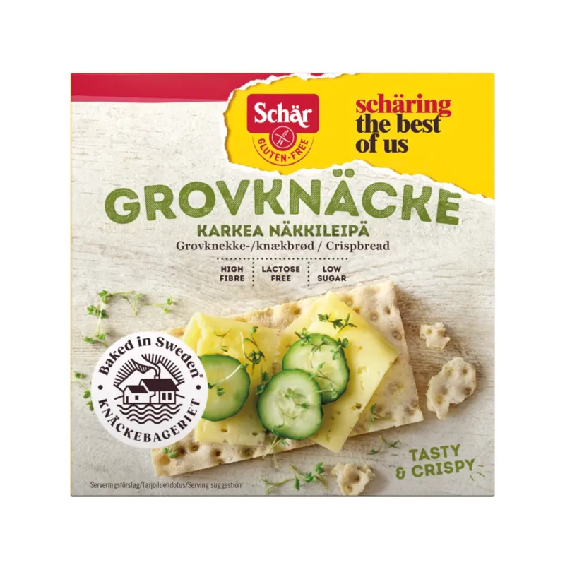 Grovknäcke glutenfri - 215g Schär