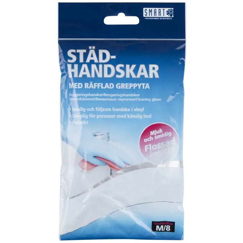 STÄDHANDSKE VINYL SMART 8/M | Beijerbygg Byggmaterial