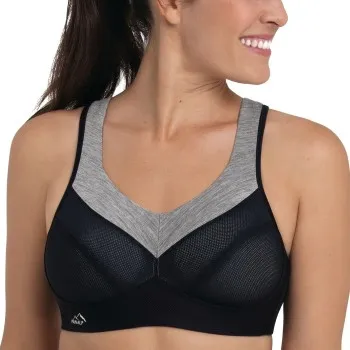 Anita BH Active Wool Sport Bra Svart D 85 Dam