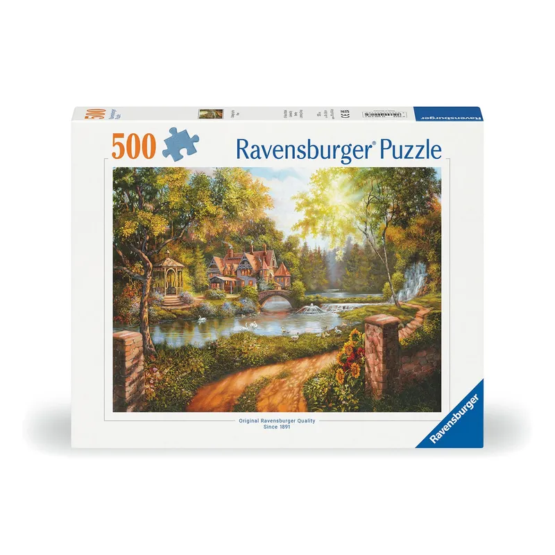 Pussel – Cottage By The River 500 bitar