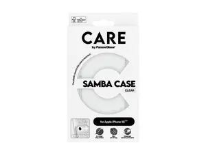 CARE by PanzerGlass Samba Case Transparent iPhone 17e | 16e