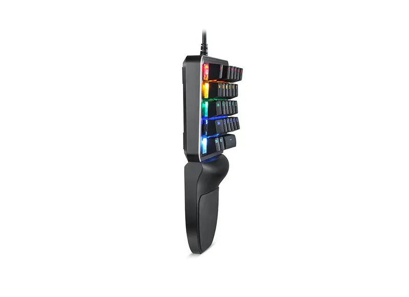 K27 Gaming tangentbord / Enhandsgaming med Led belysning