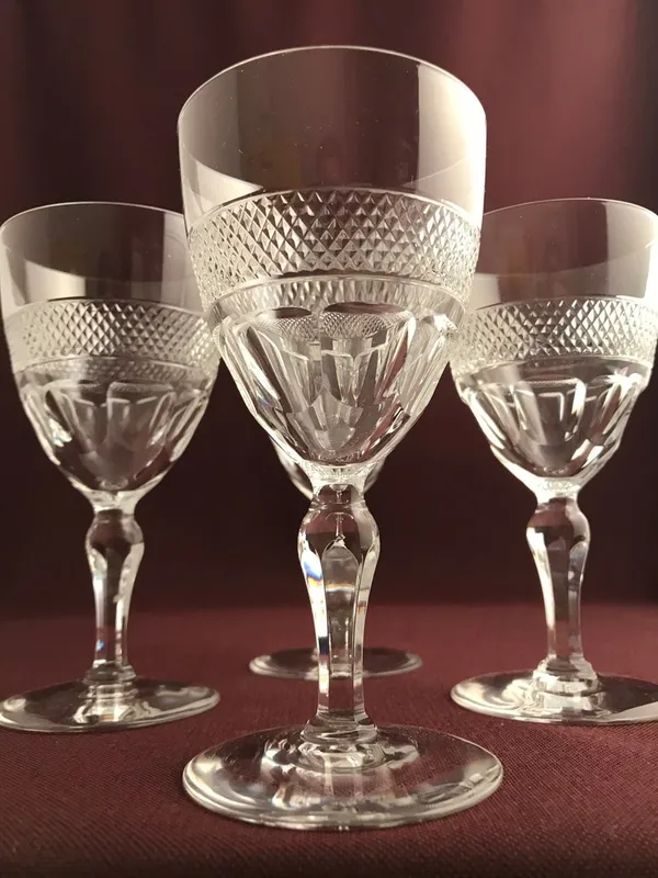 Orrefors – Rio – 4 st Vin glas Design Edvard Hald