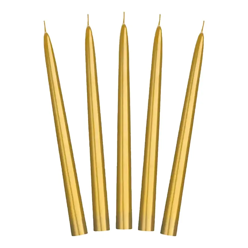 Kronljus Guld Metallic - 10-pack