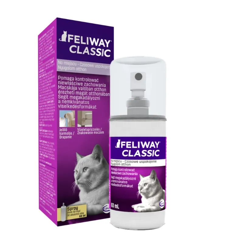 Trygghetssprej Katt Feliway Classic 60 ml