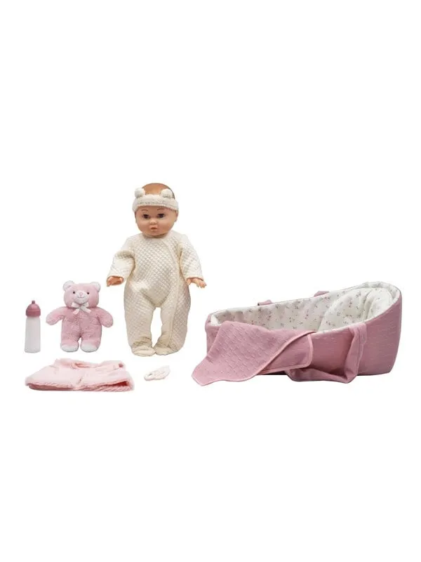 Happy Friend Docka Med Dockkorg & Tillbehör Clara 35 cm