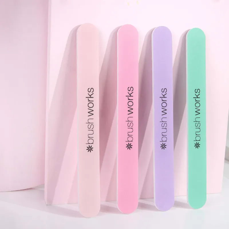 Brushworks Pastel Coloured Nail Files 4 st