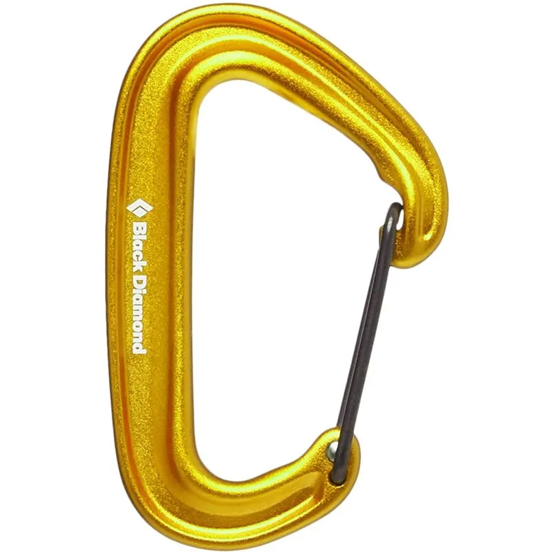 Black Diamond MiniWire Carabiner Yellow