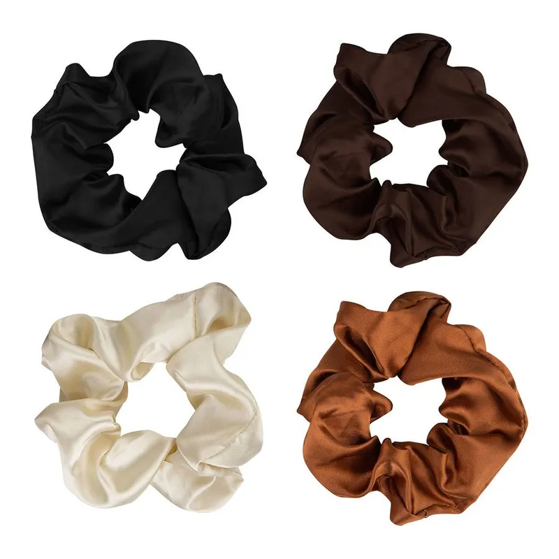 Brushworks Satin Scrunchies